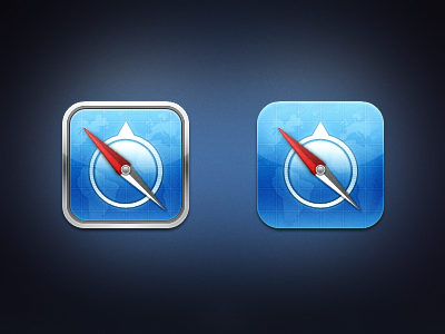 Safari art blue gfx icon ios iphone noise safari wwdc