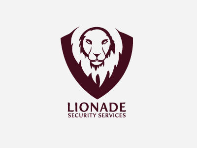 Lionade bas baspixels brand branding design illustrator lion lionade logo photoshop security