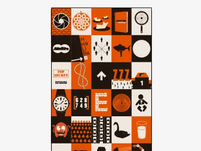 Halfway brown orange white