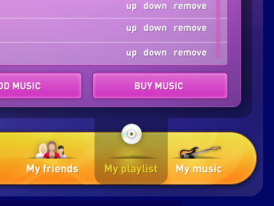 Disney Interface disney interface web design