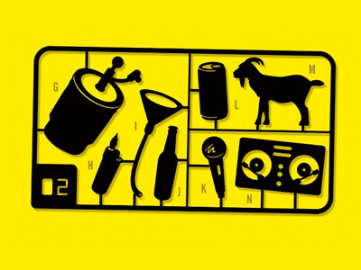 party kit beer bong can goat keg lighter microphone plastic turn table