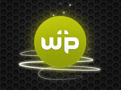 WP Refresh glow grid logo texture