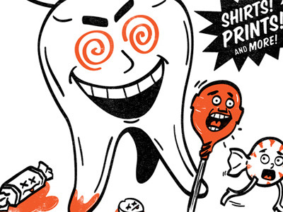 Sweet Tooth Collective poster illustration poster