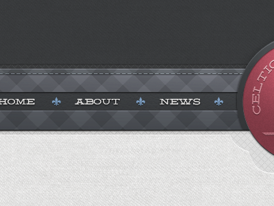 Clothing shop menu celtic fabric irish menu pattern texture ui