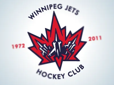 Winnipeg Jets Logo White brand canada concept hockey jets logo manitoba nhl winnipeg