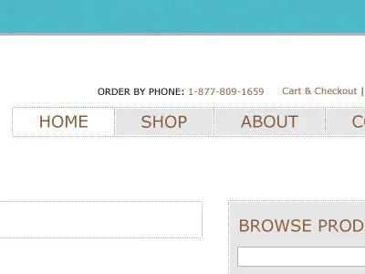 YogaGlyphs Website Design blue brown cafepress ecommerce nav navigation website yoga