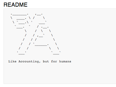 Always on brand ascii