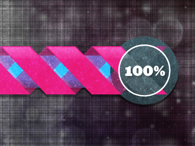 Progress Bar bar blue meter percentage pink progress project