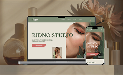 Landing Page Design For Beauty Salon