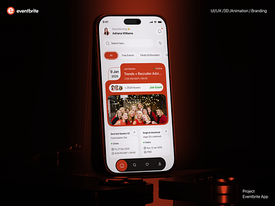 Event Management Mobile App app redesign booking business event app designinspiration event event booking eventapp eventmanagement eventplanning ios mobile app modernui productdesign social app social media tickets uiuxdesign userexperience