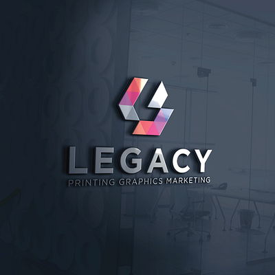 Legacy logo graphic marketing l logo printing