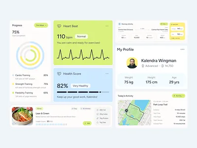 FitMove Widget – Fitness Dashboard Figma Template dashboard template figma design figma template figma templates fitness app design fitness dashboard fitness ui health score health tracker heartrate monitore meal plan ui progress widget running activity ui design ui inspiration ui showcase ui trends uiux design