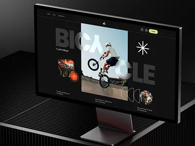 Bicycle Shop Landing Page Hero Section Design 🚴‍♂️ bicycle bicycle shop bike bike lover branding ecommerce graphic design hero section illustration landing page online shopping product design store ui ux web design website