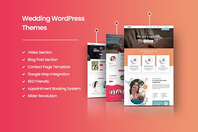 Best Wedding WordPress Themes for a Stunning and SEO-Friendly We best wedding branding design illustration theme design website builder wedding wordpress design wordpress development wordpress theme wordpress themes