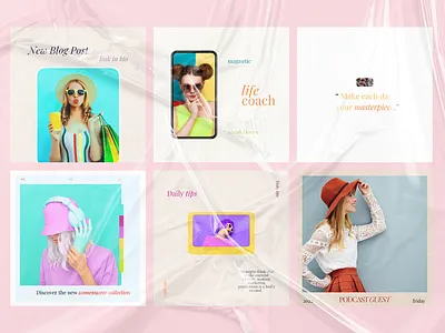 Instagram Post Design cheerful colorful instagram marketing post social media story