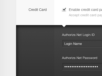 Credit Card card credit lightcms login ui