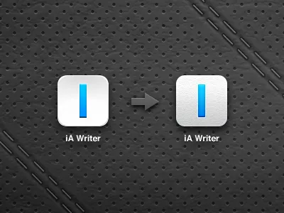 Writer app icon ipad redesign