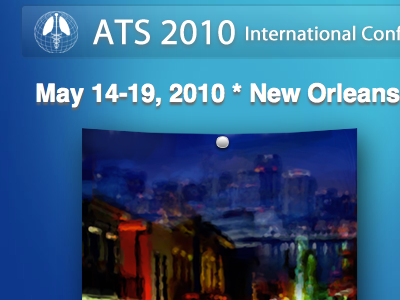 ATS 2010 Conference conference promotional website