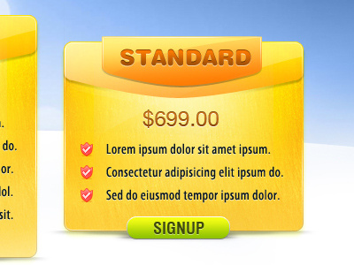 Pricing Table box pricing pricing table table