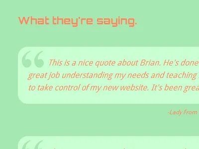 Customerquote customer quote testimonial