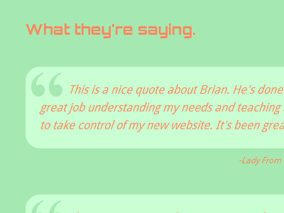 Customerquote customer quote testimonial