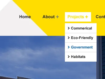 Navigation flat is back navigation