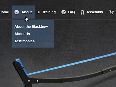 Icon Navigation dark icons navigation web design website