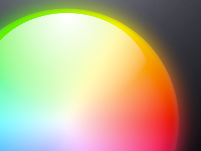 Coming soon color wheel colorful glossy icon lickable shiny site spectrum