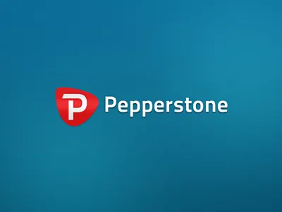 PP all4leo blue corporate design icon identity leo logo logotype p pepper pepperstone red stone trader white