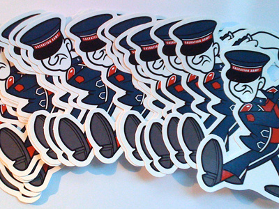 Major Joe stickers illustration logo mascot service stickers