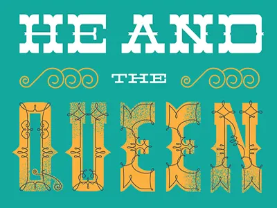 The Lyrics That Steve Likes art design lyrics queen type