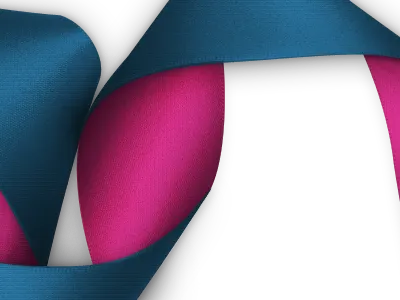 Ribbon piece blue creative design graphic design illustration pink png ribbon texture