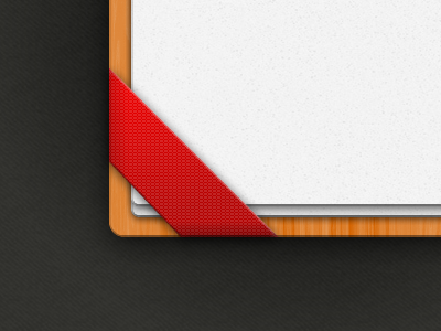 Red Ribbon iphone ribbon ui