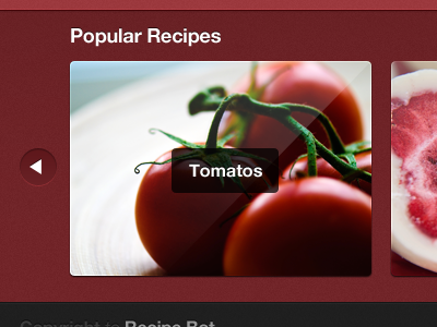 Tomatos helvetica overlay ui web