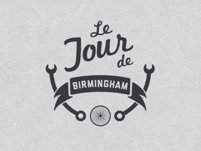 Le Tour de Birmingham alabama bicycle bike race bikes birmingham logo race type