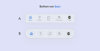 Bottom navigation bar 🎨 bottom nav bar bottom navigation bar light mode navigation navigation bar