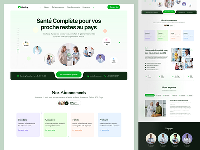 Medicy - Medical Website Template design landing page medical medical website minimal ui uiux ux web website