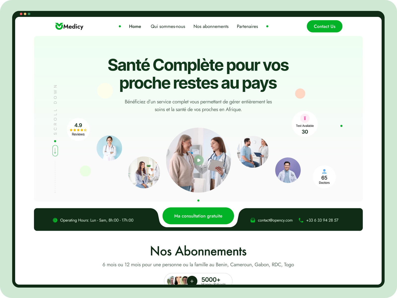 Example of Word Press Design & Development (3 Page)