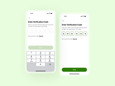 Daily UI Challenge #11 app design code verification design login mobile app mobile design onboarding onboarding screen ui ui design uiuix uiux user interface user interface design verification verify
