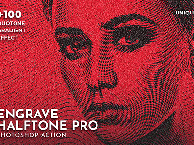 Engrave Halftone Pro Ps Action