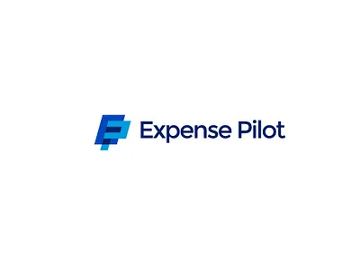 expense pilot branding design graphic design logo modern vector