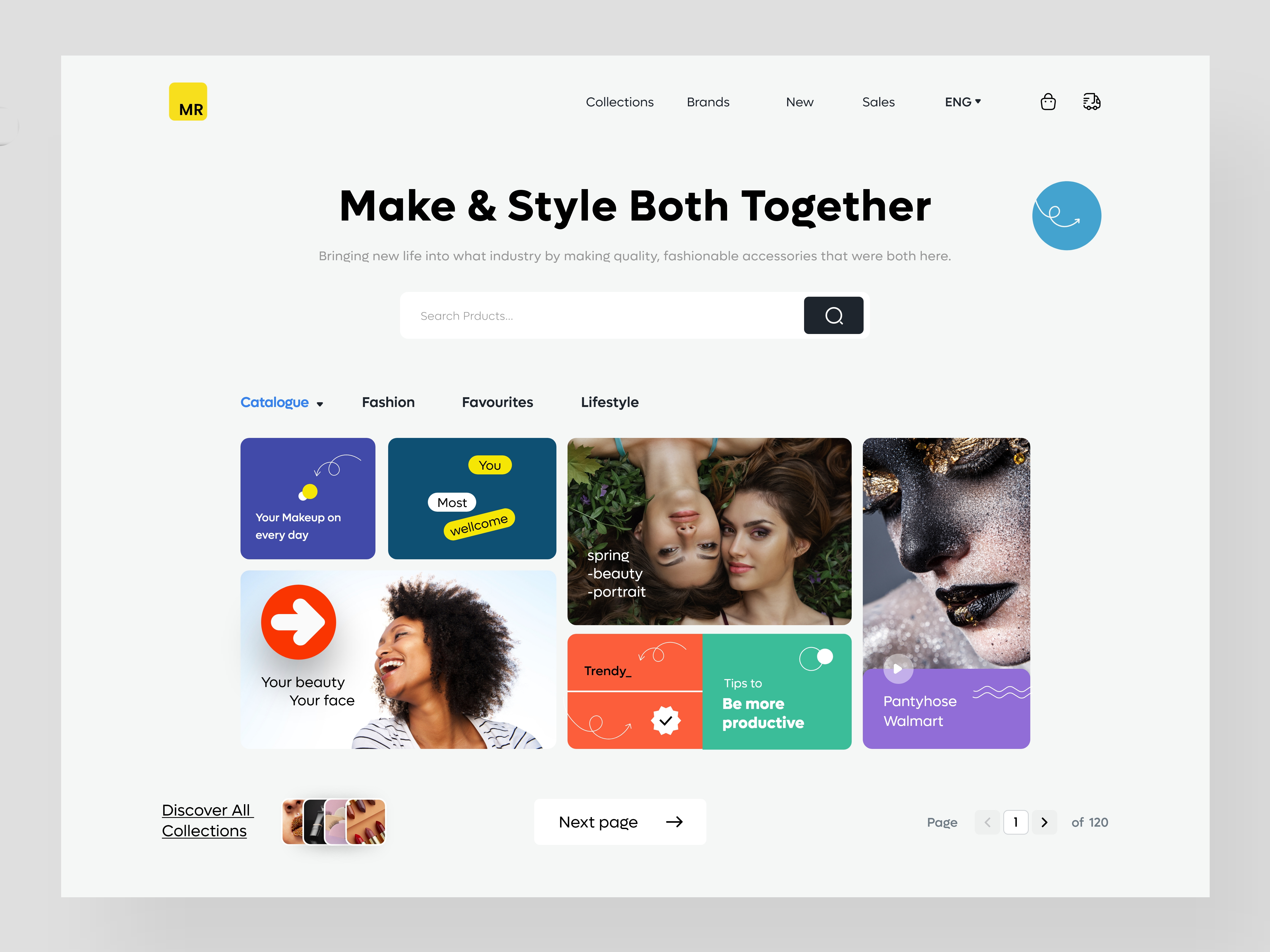 Example of Website Design (10 Pages)