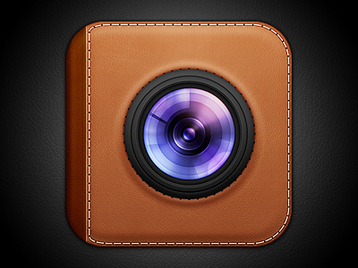 Photo Album 1.1 album camera ios leather lens stich