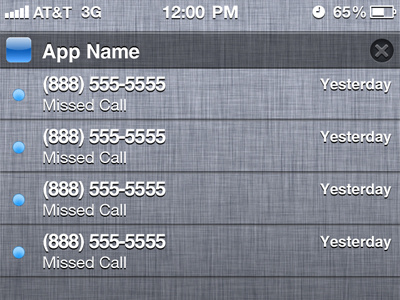 Notifications grey gui ios 5 linen mobile notification
