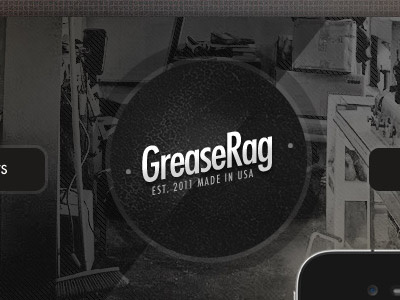 Grease Rag Header Stamp logo