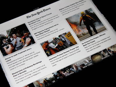 Chrome-less ios ipad nyt