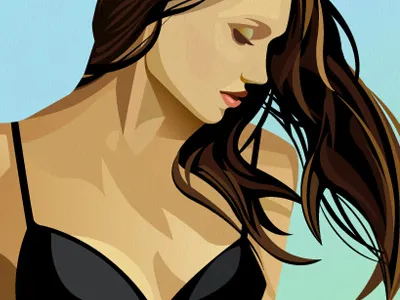 Precipice art artwork editorial illustration vector