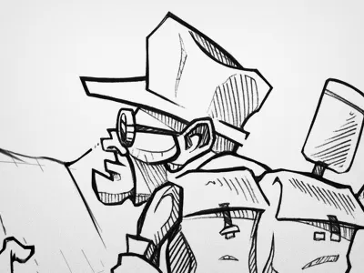 Great Outdoors drawing illustration sketch