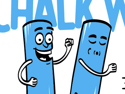 Chalk Walk illustration shirt