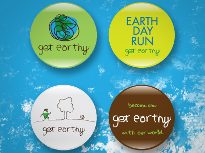 Earthy Buttons branding buttons earthy